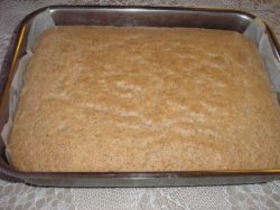 Diós-habos sütemény recept